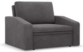 Kreslo ORBIT Poso rozkladacie, tmavosivé