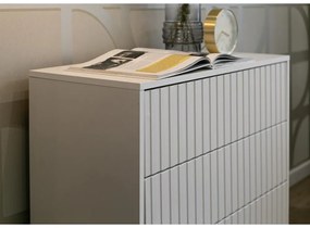 Komoda Biel B6  (biela + zlatá). Vlastná spoľahlivá doprava až k Vám domov. 1099299