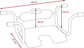 Kúpeľňové sedátko Zebra - JHK-3666