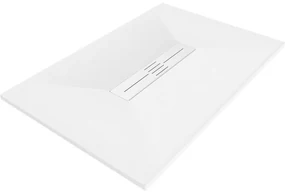 Mexen Toro obdĺžnikový sprchový žľab SMC 120 x 80 cm, biely, biela kryt - 43108012-W
