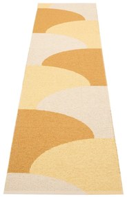 Okrovožltý vnútorný a vonkajší behúň 70x270 cm Hill Ochre Pale Yellow – Pappelina
