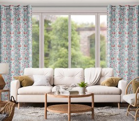 ZÁVES NA KRÚŽKOCH ASHLEY 135X250 CM VZOROVANÁ