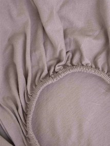 Jersey plachta do postieľky Classic 70 x 140 cm – cappuccino