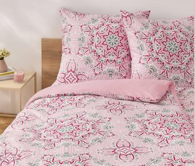 Posteľná bielizeň z mikrovlákna, ružová, štandardná veľkosť