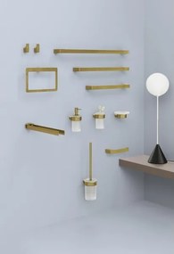 Gedy - SADA 2 ks nástenných háčikov PIRENEI, matná zlatá