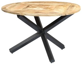 Jedálenský stôl, okrúhly 120x76 cm, mangový masív