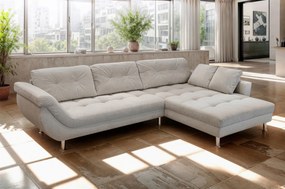 XXXLutz ROHOVÁ SEDAČKA, plast, textil, kompozitné drevo, béžová MID.YOU - Sedačky - 000694009702