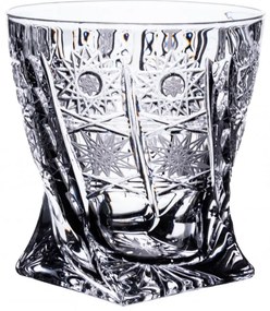 Onte Crystal Bohemia Crystal ručne brúsený krištáľový whisky set Quadro 500pk 1+2