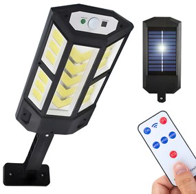 Dexxer Solárna LED lampa so senzorom pohybu a súmraku
