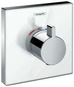 Hansgrohe ShowerSelect Glass, termostat HighFlow pod omietku, biela/chrómová, HAN-15734400