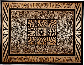 TA Koberec 6600A ČIERNY ATLAS PP Rozmer: 100x200 cm