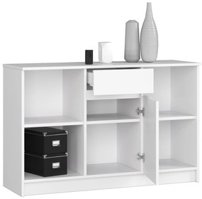 Komoda Briar (biela). Akcia -23%. Vlastná spoľahlivá doprava až k Vám domov. 1128583