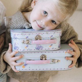 Bella Rose Detský kufrík Jednorožec – set 2 ks