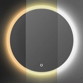 Rea Zrkadlo ⌀90 cm s regulovateľným LED osvetlením HOM-04400