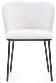 Jídelní židle Yasmin ecru/černá