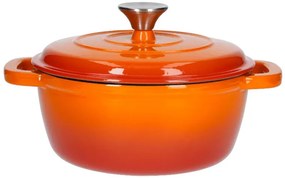 Silvercrest®  Liatinový hrniec, 2,8 l (oranžová)  (100393108)