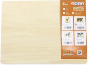Puzzle na podložke s rúčkami Viga 44606 medvedík