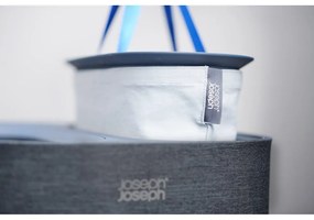 Antracitovosivý látkový kôš na bielizeň 2x30 l Tota – Joseph Joseph