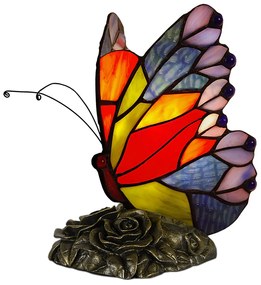 Tiffany lampa 22*13,5*16,5 MOTÝĽ