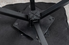 Noela Otočná jedálenská stolička látková LOREN sivá