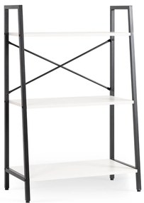 Regál Vior 64 cm bílý/černý