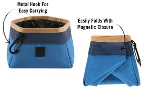 Textilná skladacia cestovná miska ø 18 cm River – P.L.A.Y.