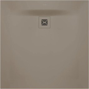 DURAVIT Sustano štvorcová sprchová vanička z materiálu DuraSolid, Antislip, 1000 x 1000 x 30 mm, matná béžová, 720275640000000