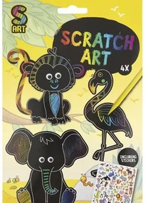 DIY Kreatívna sada Škrabanie A 220015