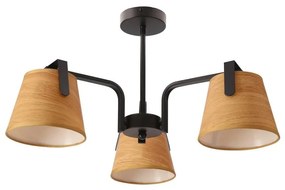 Luster na tyči AMBERG 3xE14/40W/230V hnedá