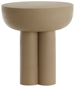 Kovový okrúhly odkladací stolík ø 46 cm Mikola – Light &amp; Living