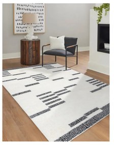 Kusový koberec Ceiba krémovočierný 240x330cm