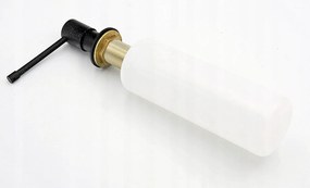 Gamma Top, dávkovač saponátu pre kuchynský drez 400ml, čierna škvrnitá, GMA-DOZL-BP