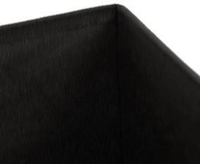 Autronic BONTEC Taburet s úložným priestorom, čierna, látka, TAB-461 BK2 Farba: Čierna