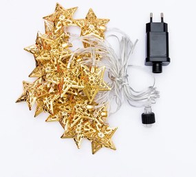 DECOLED LED světelný řetěz, 7 m, hvězdičky