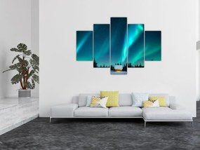 Obraz - Polárna žiara (150x105 cm)
