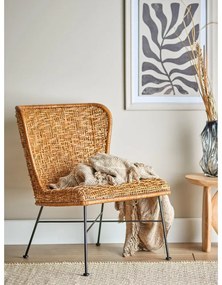 Kreslo s výpletom v prírodnej farbe Somme – Bloomingville