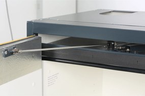 Požiarna skriňa na nebezpečné látky, typ 30, 1200 × 615 × 1950 mm, 2dverová