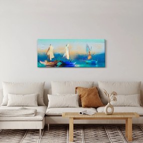 Obraz - Obraz krajiny, maľba (120x50 cm)