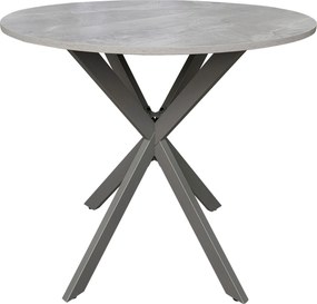 XXXLutz JEDÁLENSKÝ STÔL, sivá, 80/80/75 cm MID.YOU - Stoly - 002798016701
