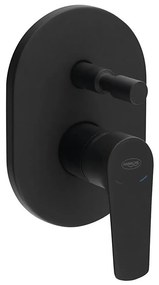 Aqualine - Sprchová batéria na podomietkovú inštaláciu LOTTA matná čierna