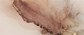 Obraz - Zlaté trblietky (120x50 cm)