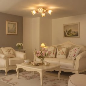 Prisadený luster FIORINTINO 4xE14/40W/230V