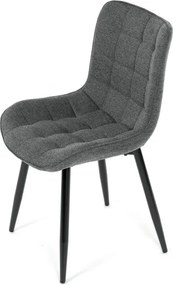 Jedálenská stolička sivá HC-462 GREY2