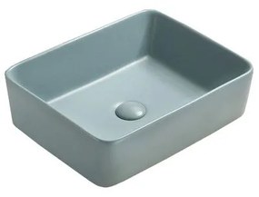 Mexen Catia, umývadlo na dosku 48 x 37 cm, svetlá zelená matná, 21314848