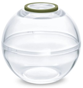 2 guľaté nádobky na uchovávanie potravín