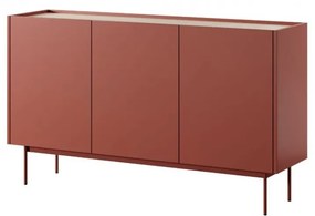 Komoda Color K144 červená/dub linea
