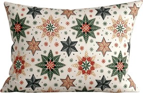 Obliečka na vankúš z mikrovlákna CHRISTMAS STAR 50x70 cm, farebný