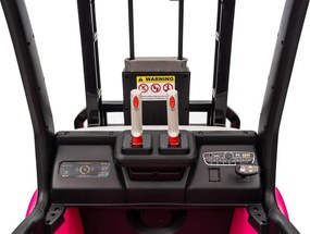 LEAN CARS Batériový vysokozdvižný vozík XMX638 ružový