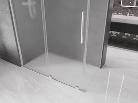 Mexen Velar, sprchový kút s posuvnými dverami 160 x 100 cm, 8mm sklo námraza, chrómová, 871-160-100-31-01
