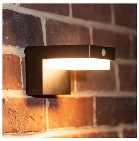 Zuma Line WT33811-LED Solárne nástenné svietidlo GRID LED/4,5W/2000mAh IP44 čierna